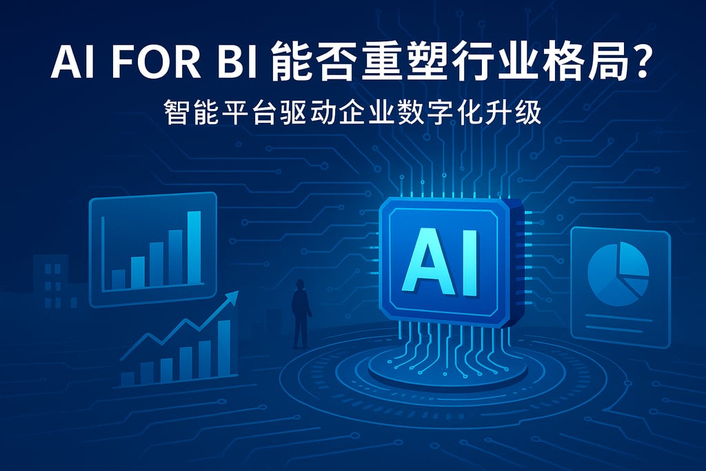 AI For BI能否重塑行业格局？智能平台驱动企业数字化升级